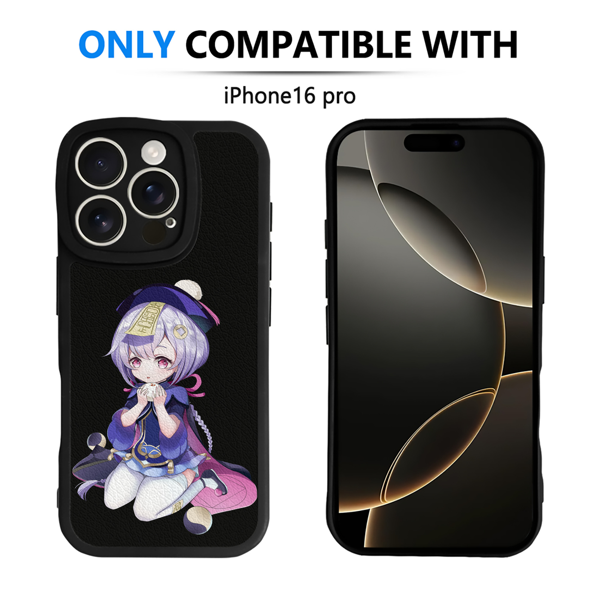 げんし神 七七 なな  genshin Nana 【iPhone 16シリーズ対応】シリコンスマホケース（レザー調） 材質：シリコン